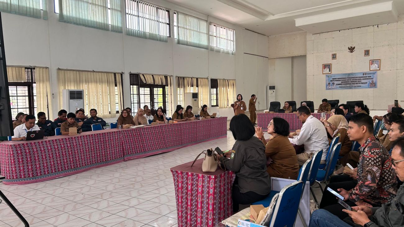 Rakor Pengawasan Keamanan dan Mutu Pangan Segar serta Sosialisasi Komunikasi, Informasi, Edukasi (KIE) Standar Keamanan dan Mutu Pangan