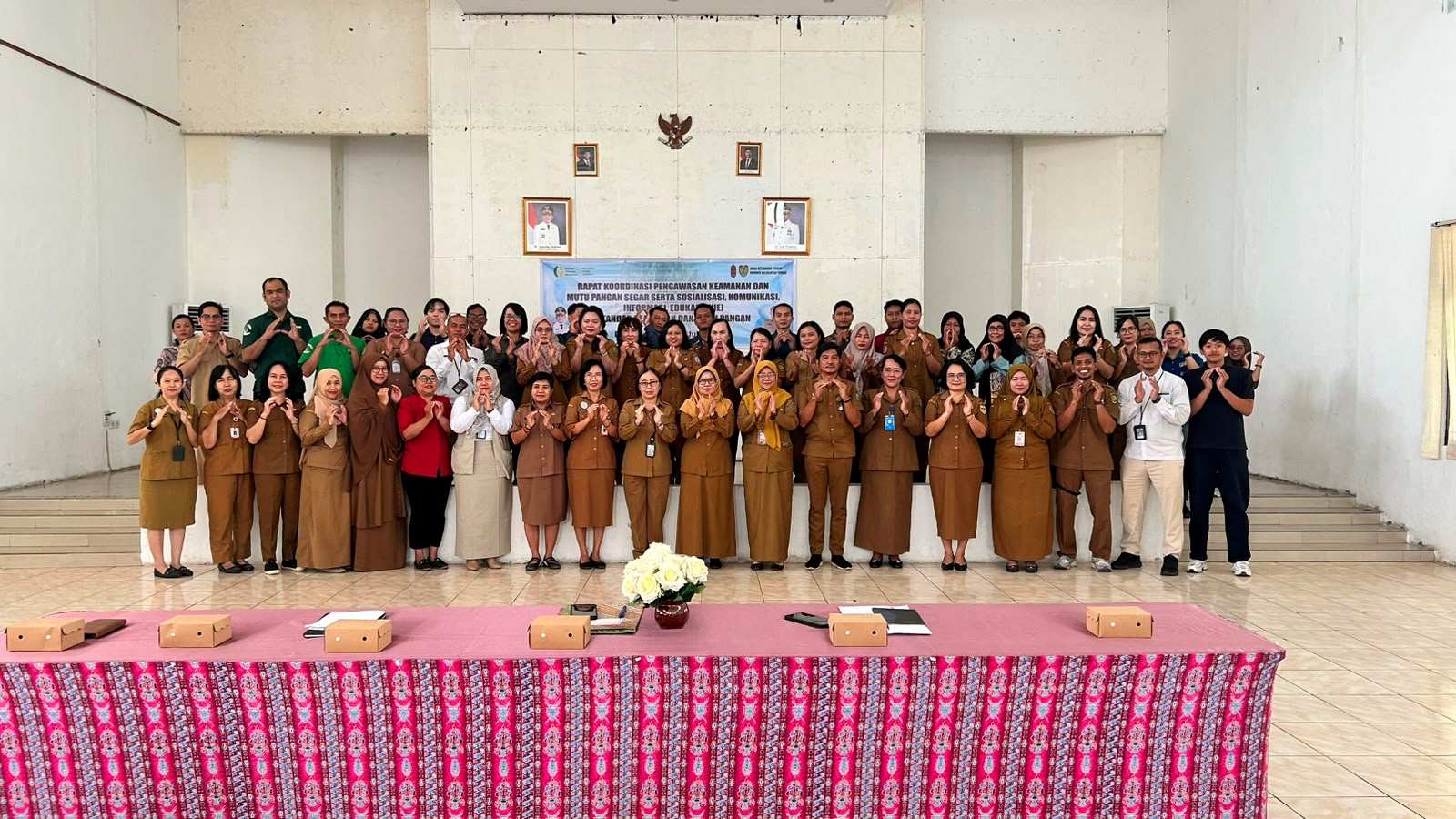 Rakor Pengawasan Keamanan dan Mutu Pangan Segar serta Sosialisasi Komunikasi, Informasi, Edukasi (KIE) Standar Keamanan dan Mutu Pangan
