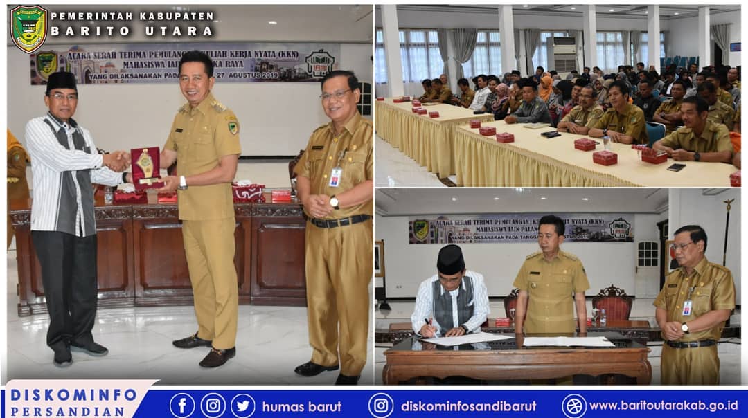 Bupati H. Nadalsyah : Terima Kasih Mahasiswa IAIN Palangka Raya Yang Telah Berbagi Ilmu