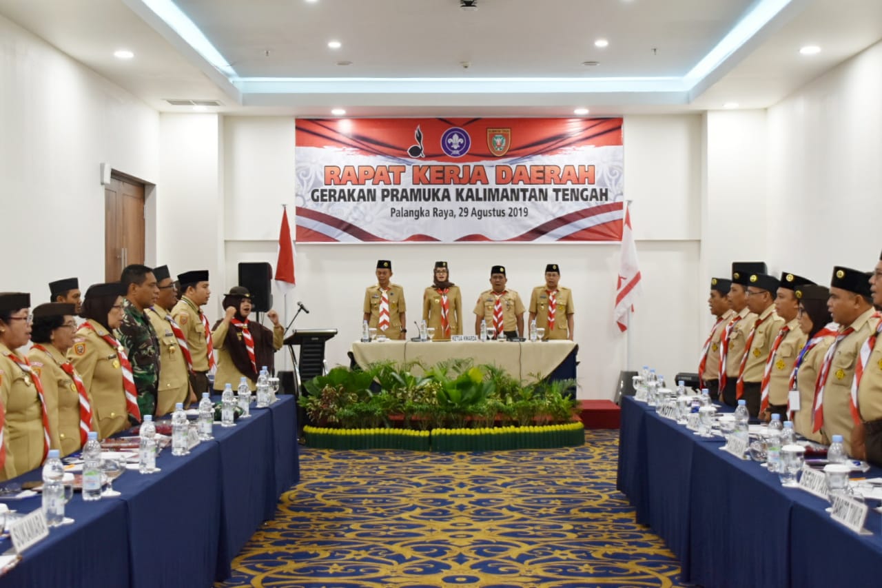 Ivo Sugianto Sabran Buka Rakerda Gerakan Pramuka Kalteng