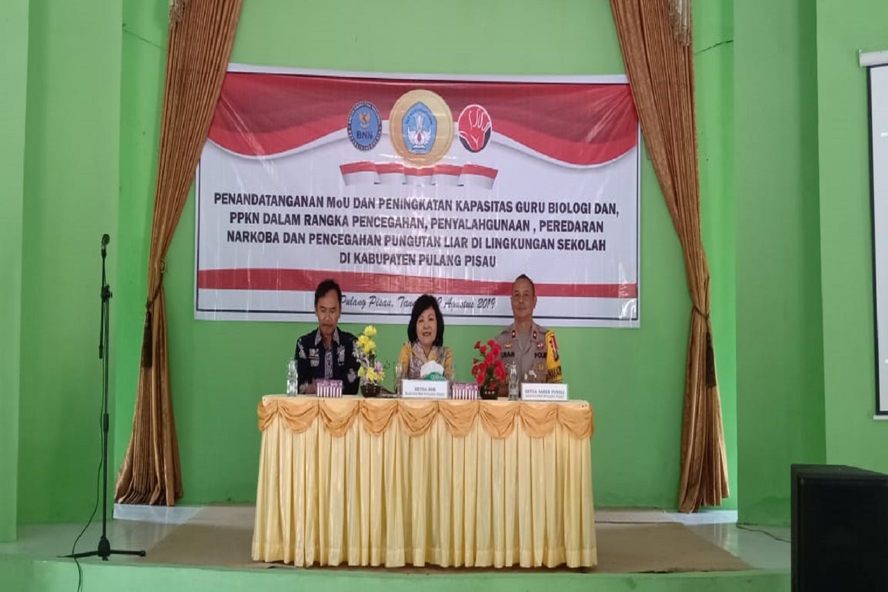 Ketua BNK Pulang Pisau harapkan penyalahgunaan Narkoba dapat diminimalisir