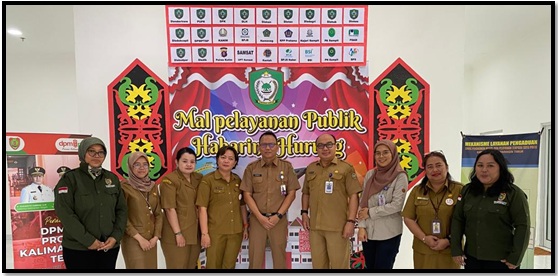DPMPTSP Prov. Kalteng Gelar Layanan Perizinan On Site  di Mal Pelayanan Publik Kotawaringin Timur