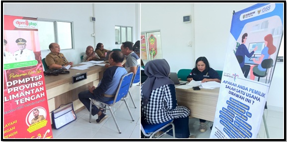 DPMPTSP Prov. Kalteng Gelar Layanan Perizinan On Site  di Mal Pelayanan Publik Kotawaringin Timur
