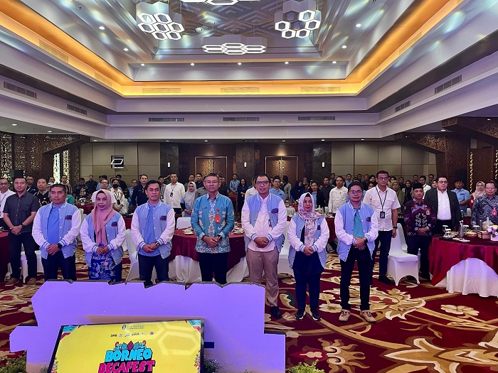 Wakili Gubernur Kalteng, Plh Sahli Perkumpol Hadiri Opening Ceremony Borneo DECAFEST dan Launching Elektronifikasi Transaksi Pemerintah Daerah