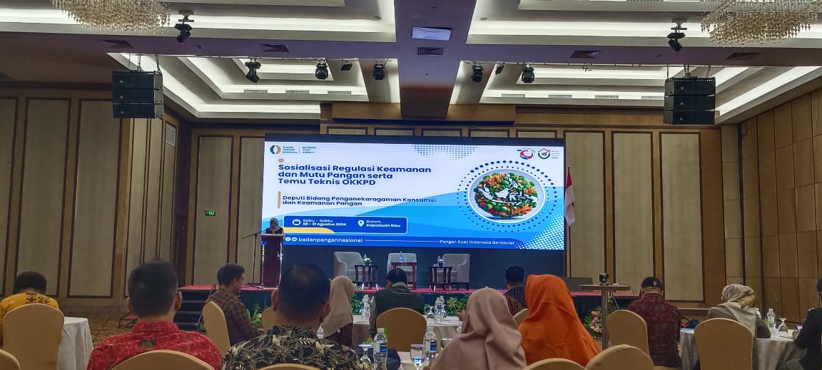 Dinas Hanpang Ikuti Sosialisasi Regulasi Keamanan dan Mutu Pangan serta Temu Teknis OKKPD