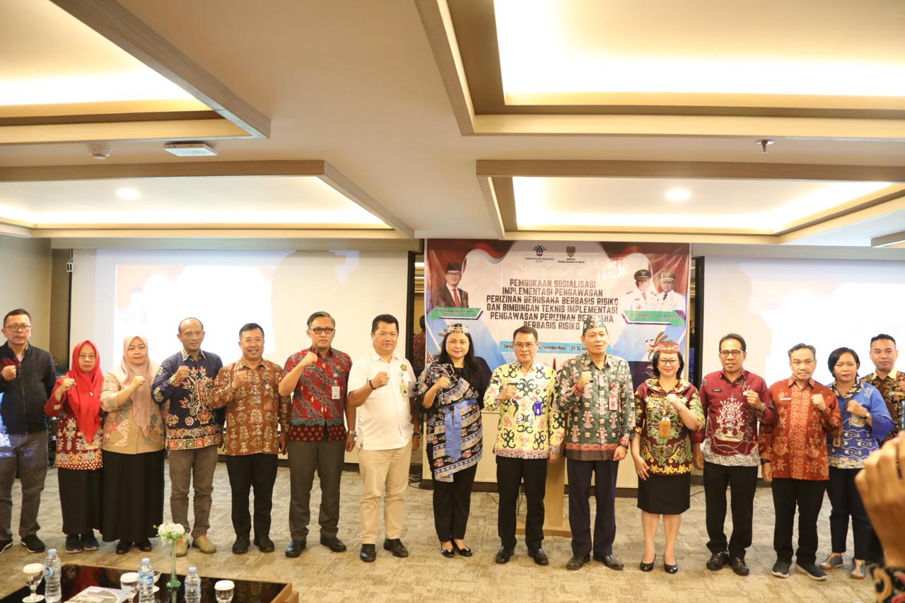 Sahli Gubernur Yuas Elko Buka Sosialisasi dan Bimtek Implementasi Pengawasan Perizinan Berusaha Berbasis Risiko