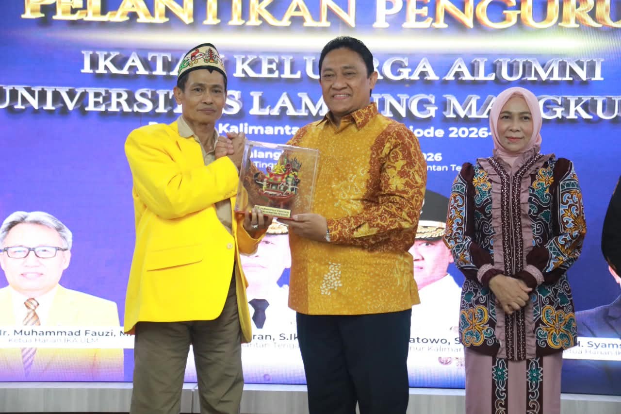 Pengurus IKA ULM Kalteng Dilantik, Wagub Edy Pratowo Tekankan Peran Alumni bagi Pembangunan Daerah   