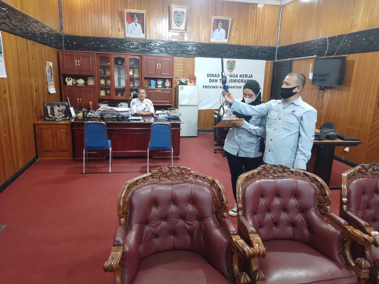 Balai K3 Samarinda Lakukan Pengujian K3 Lingkungan Kerja Disnakertrans Kalteng