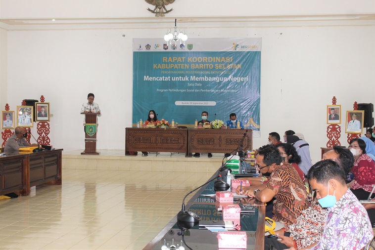 Kab. Barito Selatan Gelar Rakor Regsosek