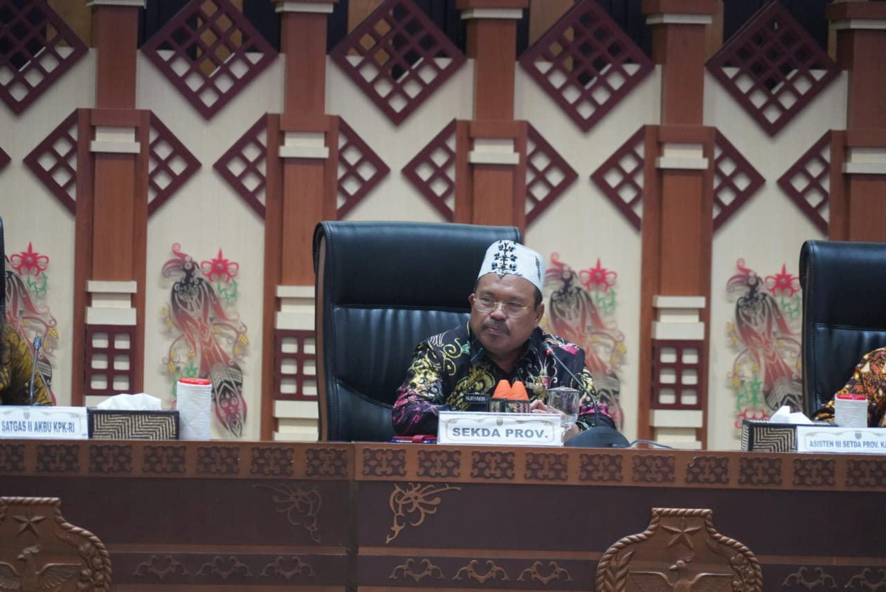Sekda Nuryakin : Gubernur Kalteng  Dukung Penuh Penguatan Peran Komite Advokasi Daerah, Dalam Rangka Pencegahan Korupsi di Sektor Swasta