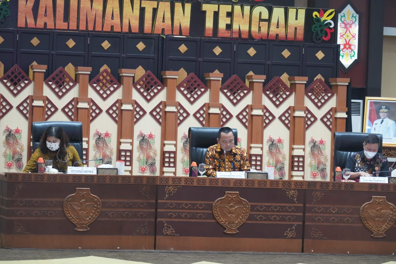 Sekda Nuryakin : Gubernur Kalteng  Dukung Penuh Penguatan Peran Komite Advokasi Daerah, Dalam Rangka Pencegahan Korupsi di Sektor Swasta