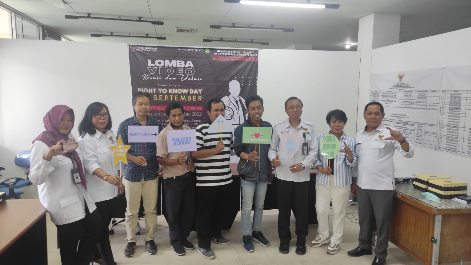 Peringati Hari Hak Untuk Tahu, KI Kalteng: Kita Perlu Sinergi dan Kolaborasi