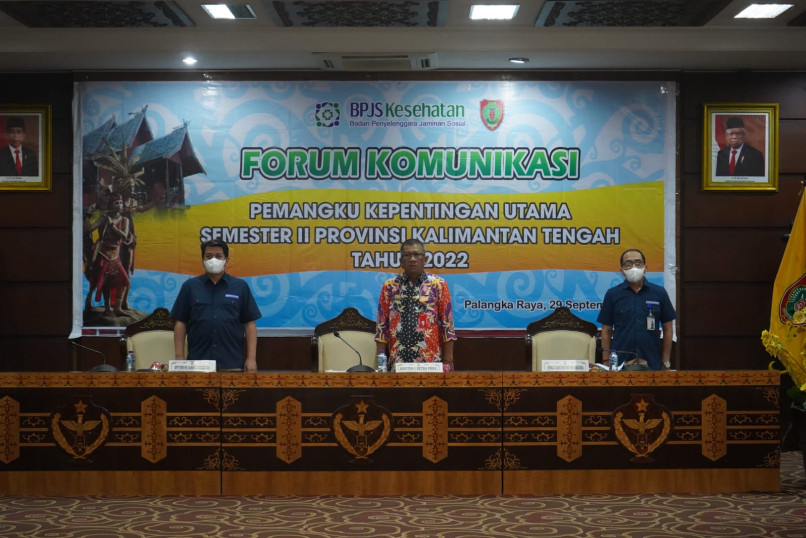 Asisten Pemerintahan dan Kesra Pimpin Pertemuan Forum Pemangku Kepentingan Utama Wilayah Prov. Kalteng Semester II Tahun 2022