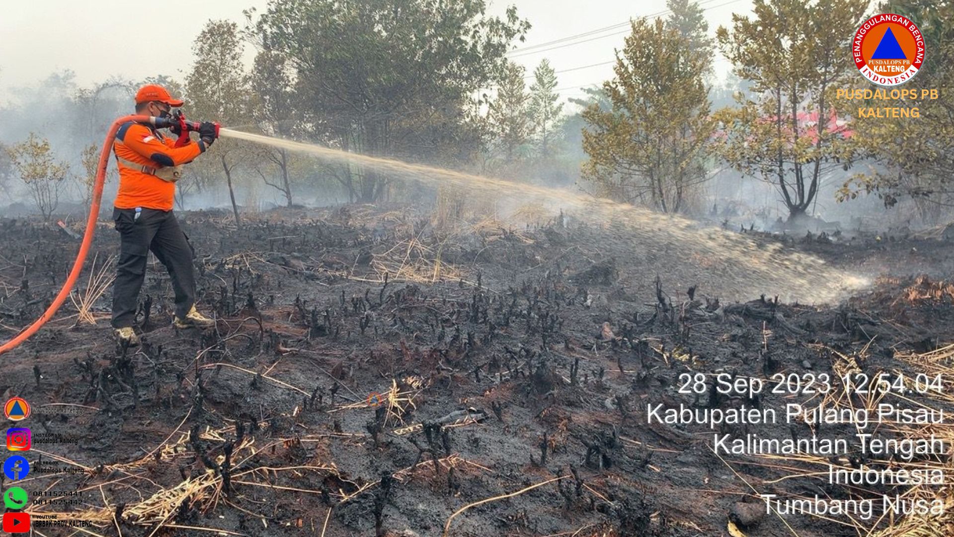 Ahmad Toyib: Perangkat Daerah Provinsi Turut Dukung Pemadaman Karhutla 