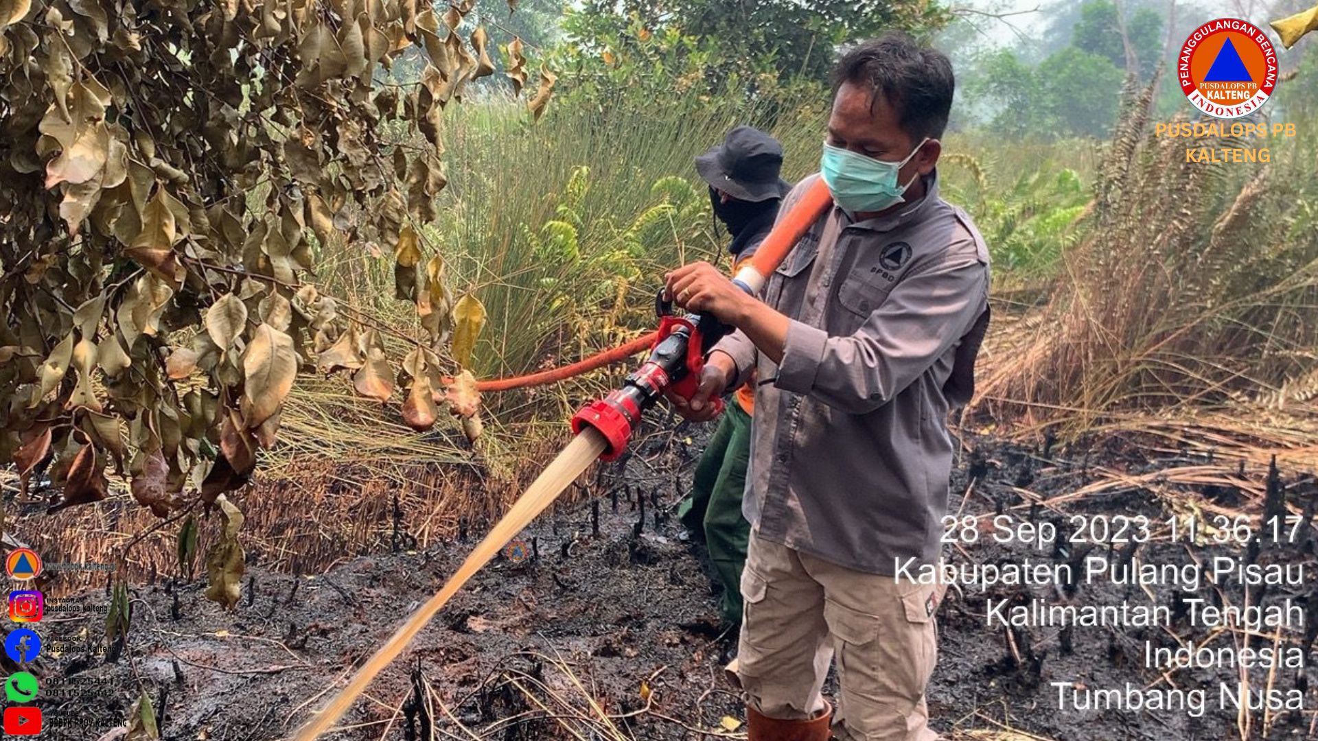 Ahmad Toyib: Perangkat Daerah Provinsi Turut Dukung Pemadaman Karhutla 