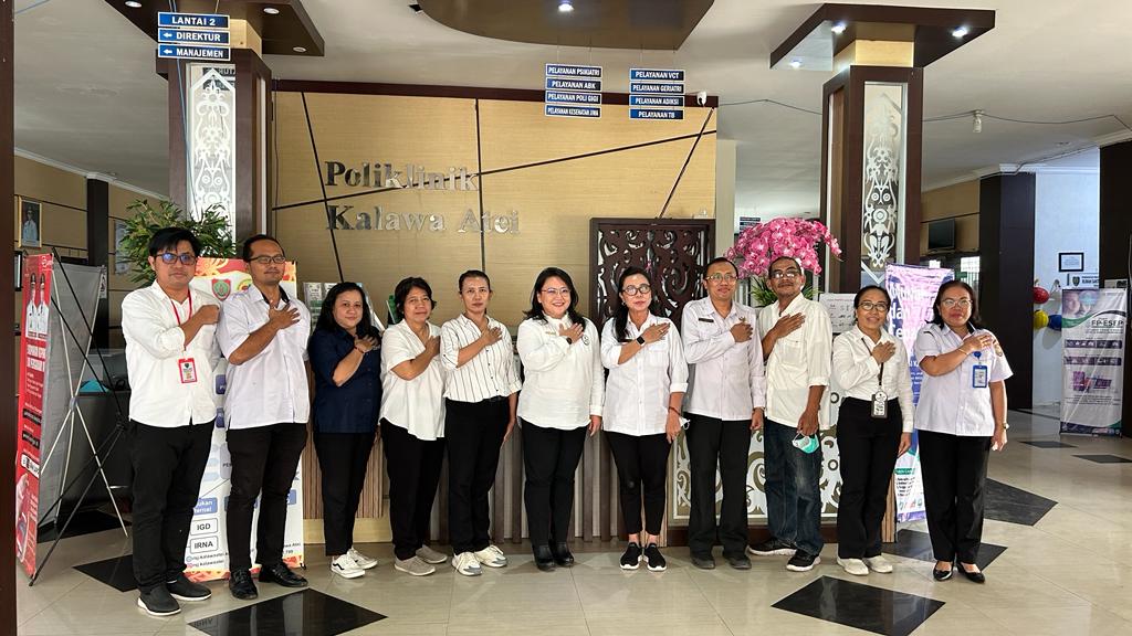 RSJ Kalawa Atei Terima Visitasi dari Komisi Informasi