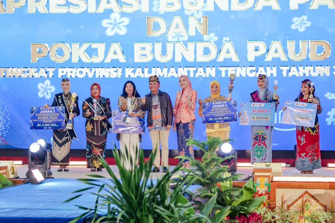 Gubernur Kalteng Resmi Tutup Apresiasi Bunda PAUD 2025, Tegaskan Pentingnya PAUD pada Masa Emas Anak