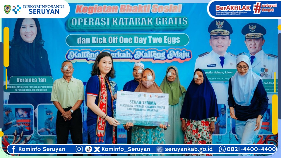 Wamen PPPA Luncurkan Gerakan “One Day Two Eggs”, Dorong Perbaikan Gizi Anak di Seruyan