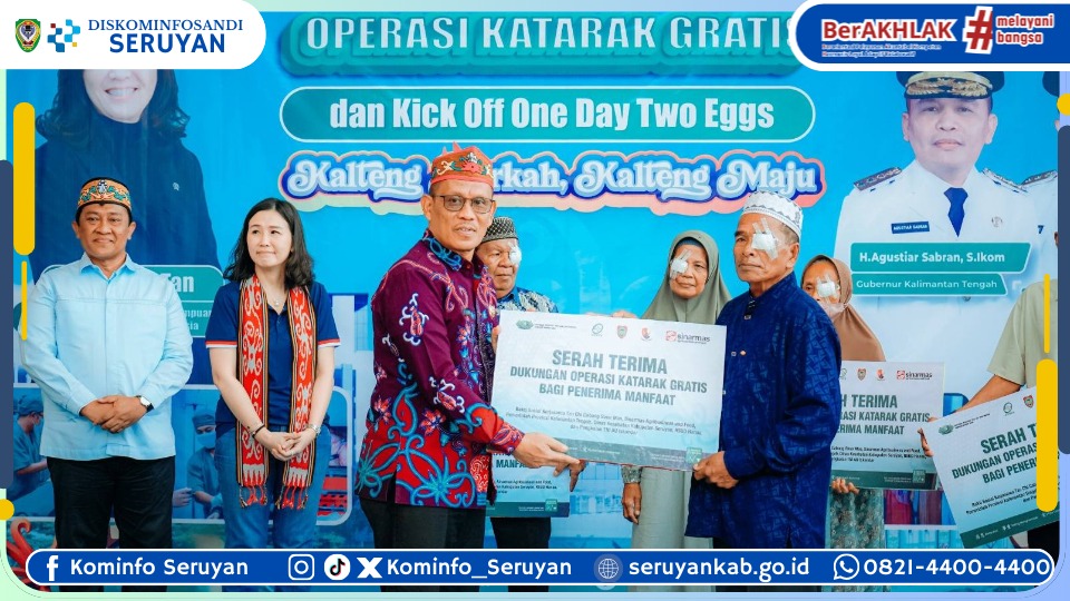 Wamen PPPA Luncurkan Gerakan “One Day Two Eggs”, Dorong Perbaikan Gizi Anak di Seruyan