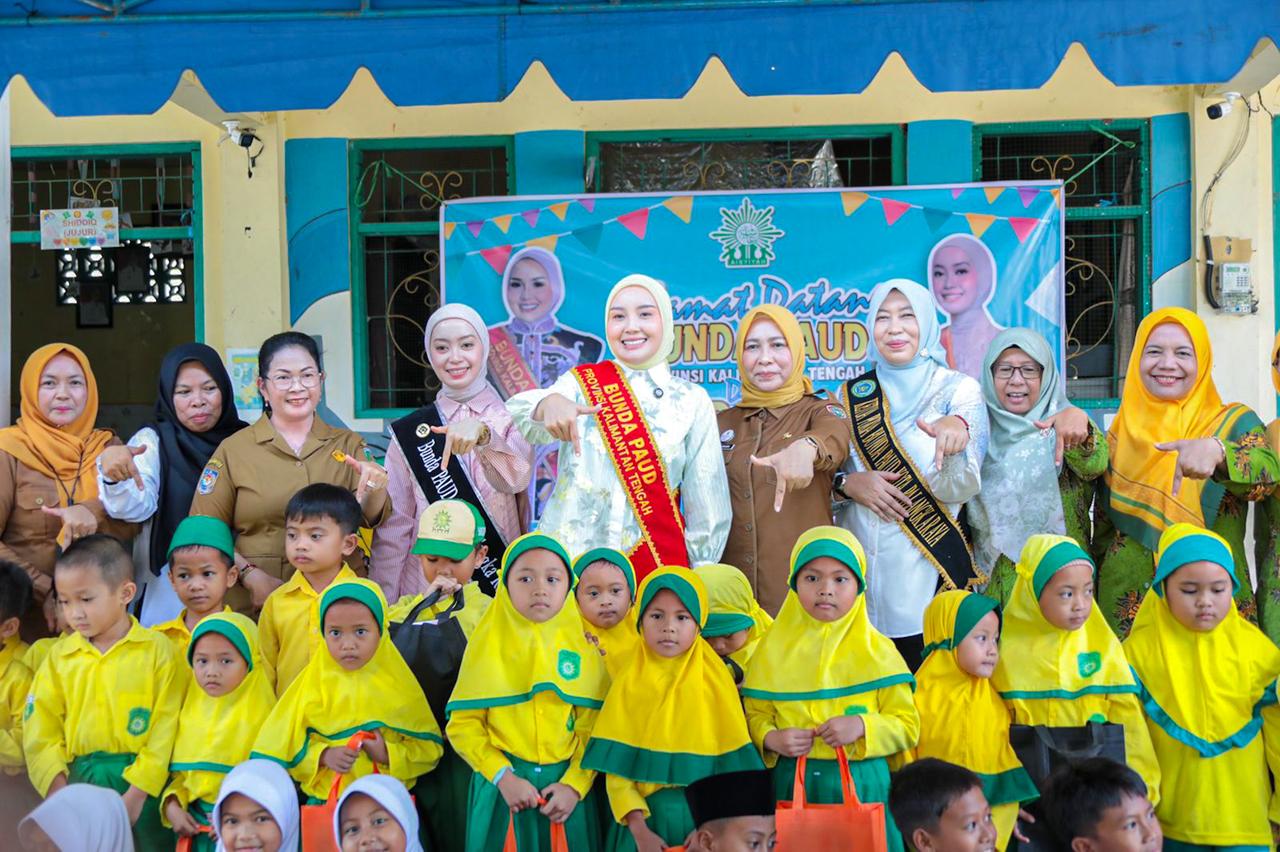 Kunjungan Bunda PAUD Kalteng ke TK di Palangka Raya, Dorong Sinergi dan Dukungan Pendidikan Anak Usia Dini