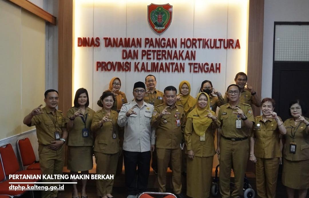 Perkuat Keterbukaan Informasi Publik, Dinas TPHP Prov Kalteng Terima Visitasi PPID
