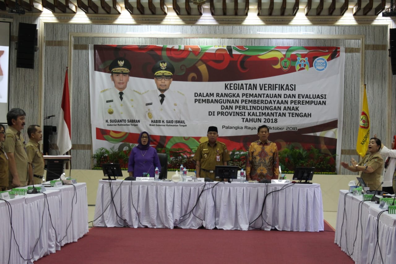 Kementerian PP-PA RI Verifikasi Pemantauan dan Evaluasi Pembangunan di Provinsi Kalimantan Tengah