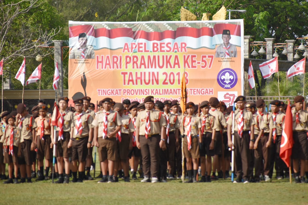 Gubernur Jadi Inspektur Upacara Peringatan Hari Pramuka ke-57 