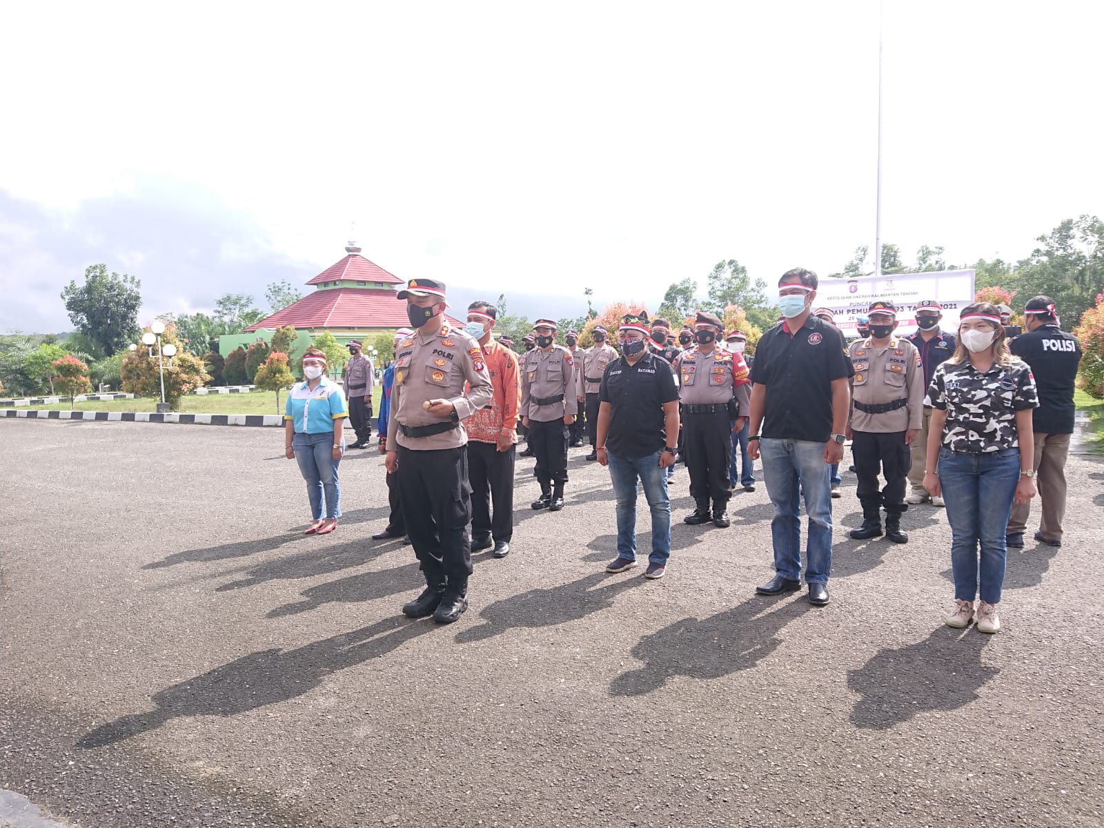 Peringatan Hari Sumpah Pemuda ke – 93, Polres Gumas Laksanakan Upacara