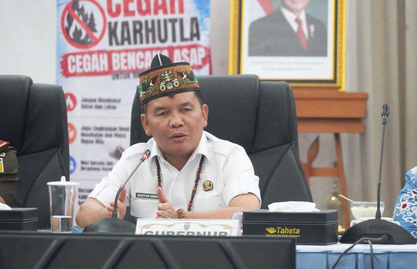 Gubernur Agustiar Perkuat Penanganan Karhutla, Ratusan Sumur Bor Dibangun dan Bantuan Menjangkau Ratusan Ribu Warga