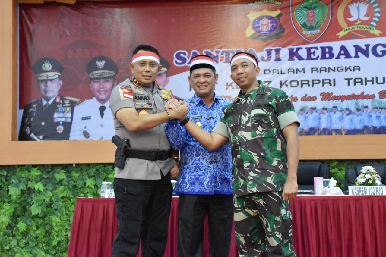 Santiaji Kebangsaan Peringatan HUT ke-47 KORPRI Tahun 2018 Tingkat Provinsi Kalimantan Tengah