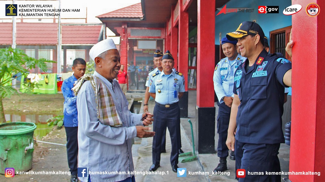 Kunjungi Lapas Narkotika Kelas III Kasongan, Kakanwil Kemenkumham Kalteng Berikan Arahan Terkait Penguatan Tusi Pegawainya