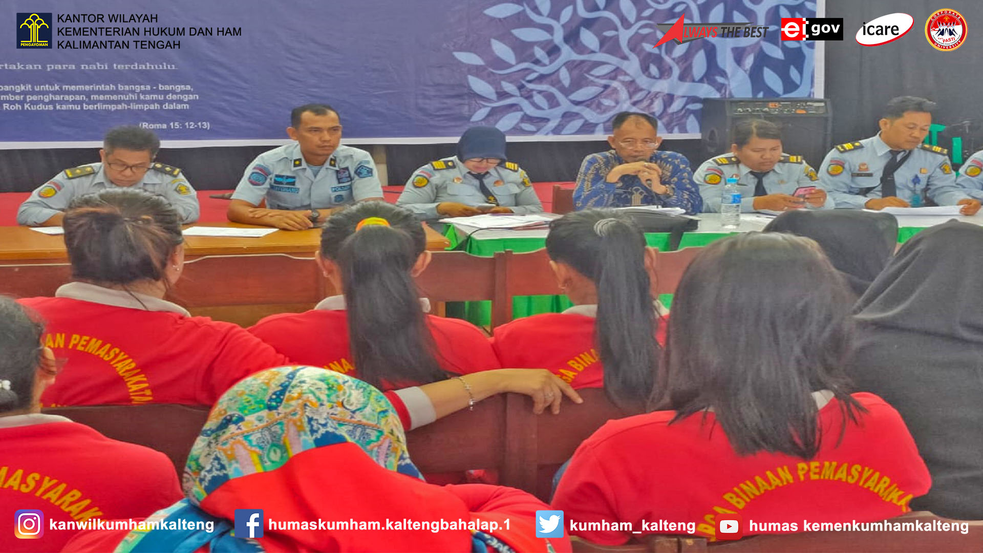 Asessment Kepada Warga Binaan Perempuan Di Rutan Kelas IIA Palangka Raya