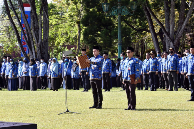  Pj. Bupati Kobar Berharap Korpri Jadi Teladan dan Berorientasi Pelayanan