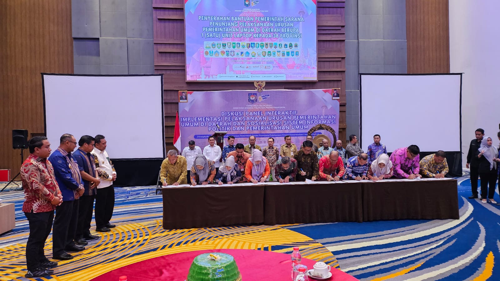 Badan Kesbangpol Prov. Kalteng Hadiri Kegiatan Diskusi Panel Interaktif Implementasi Pelaksanaan Urusan Pemerintahan Umum 