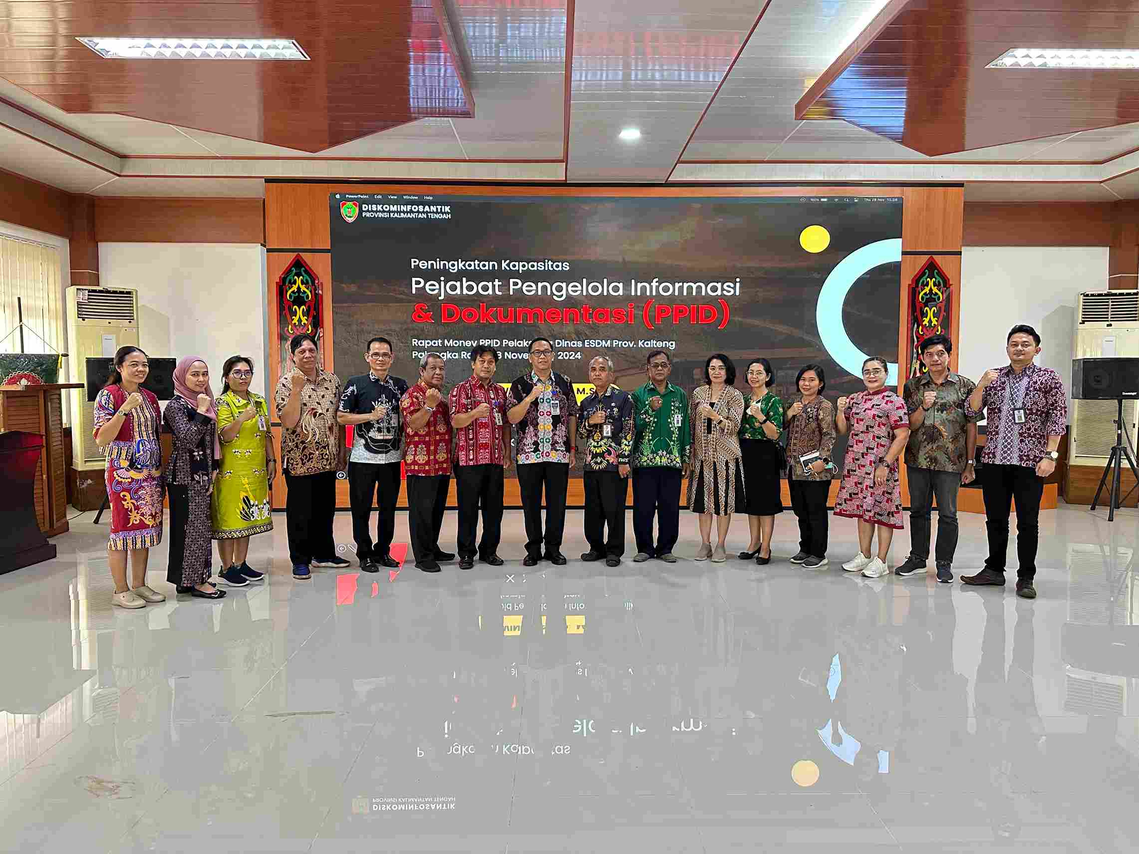 Dinas ESDM Prov. Kalteng Gelar Rapat Monitoring dan Evaluasi Dalam Keterbukaan Informasi Publik