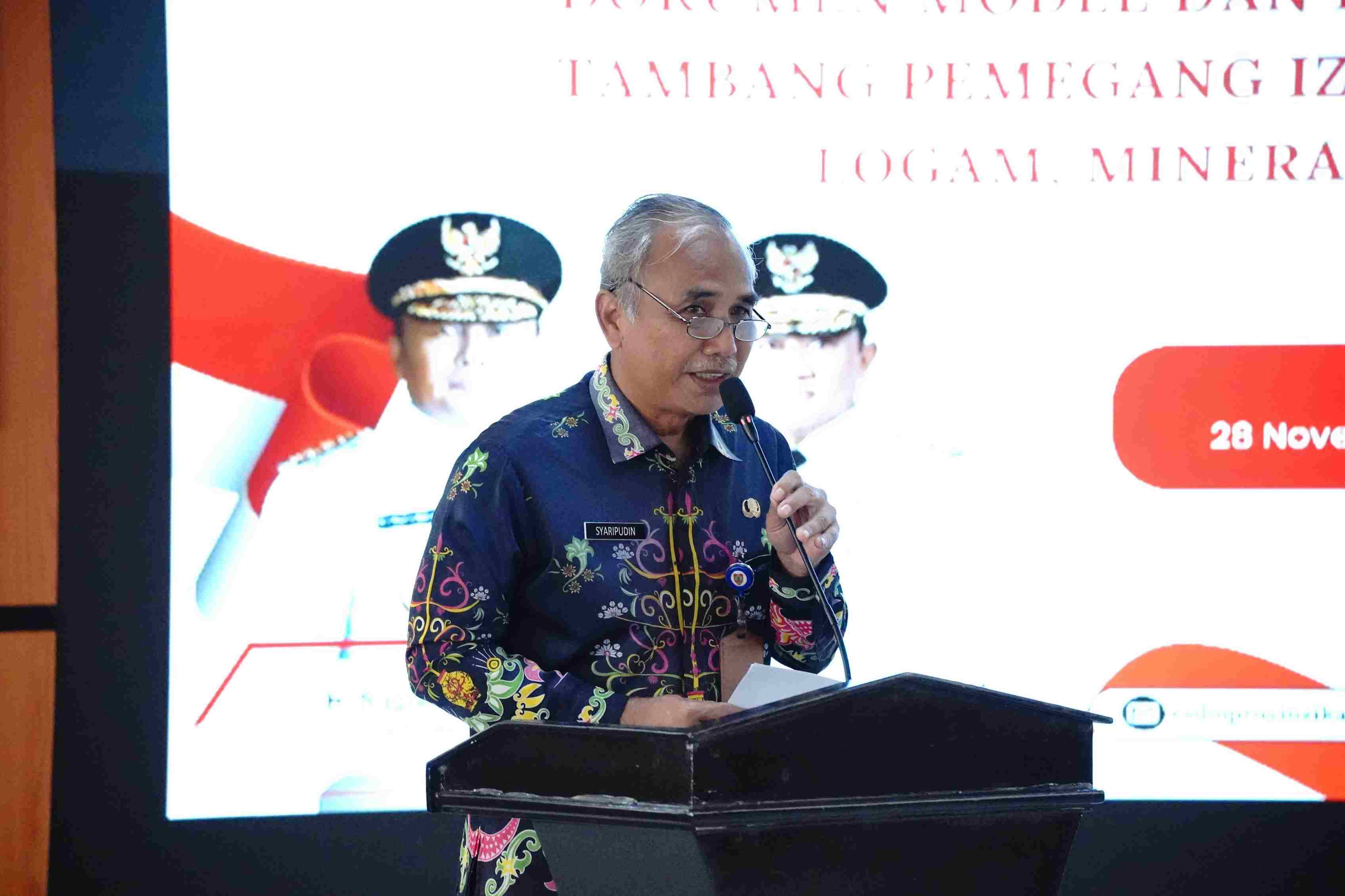Dinas ESDM Gelar FGD Dokumen Model dan Desain Pelaksanaan Reklamasi Lahan Bekas Tambang IUP MBLB di Kalimantan Tengah