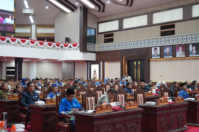 Sampaikan Pidato Gubernur Kalteng pada Rapur ke-6, Plt Sekda Minta Seluruh Kepala OPD Tingkatkan Kinerja dan Penajaman Prioritas