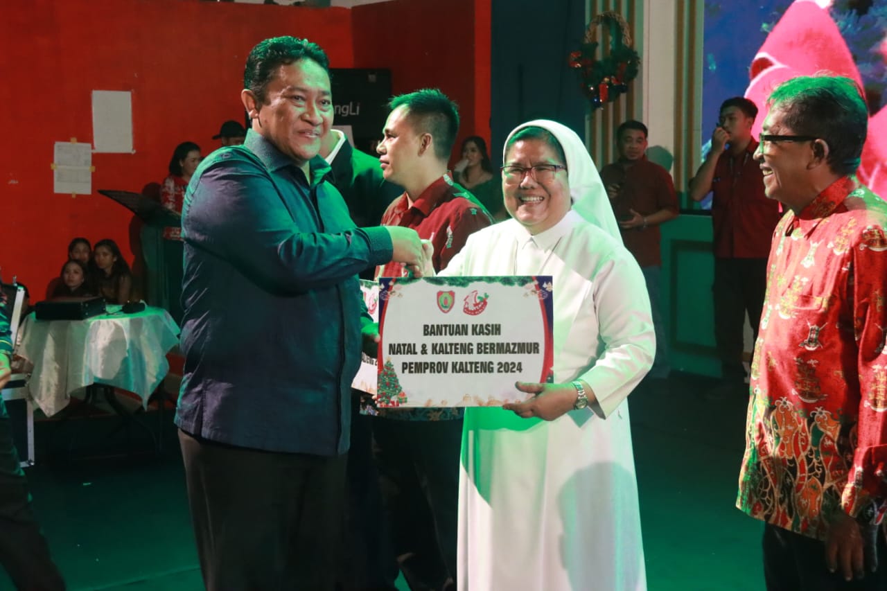 Ribuan Umat Kristiani Hadiri Ibadah dan Perayaan Natal Pemprov Kalteng Tahun 2024
