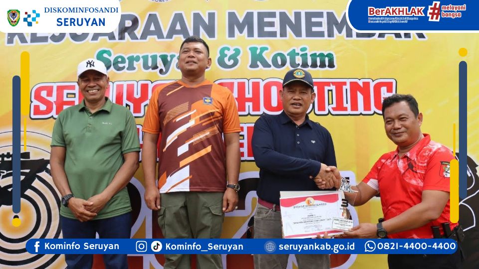 Toreh Prestasi di Lapangan Tembak, Bupati Seruyan Raih Juara III