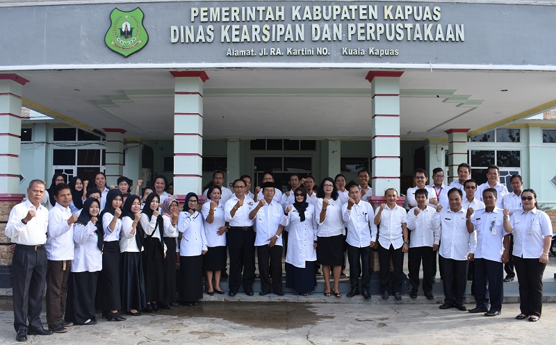 Wabup Pimpin Apel di Disarpustaka