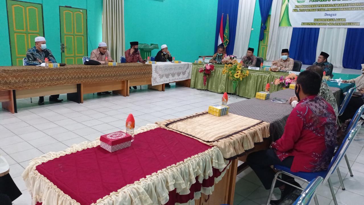 DPRD HSU Cari Referensi PTM ke Kemenag Barito Selatan