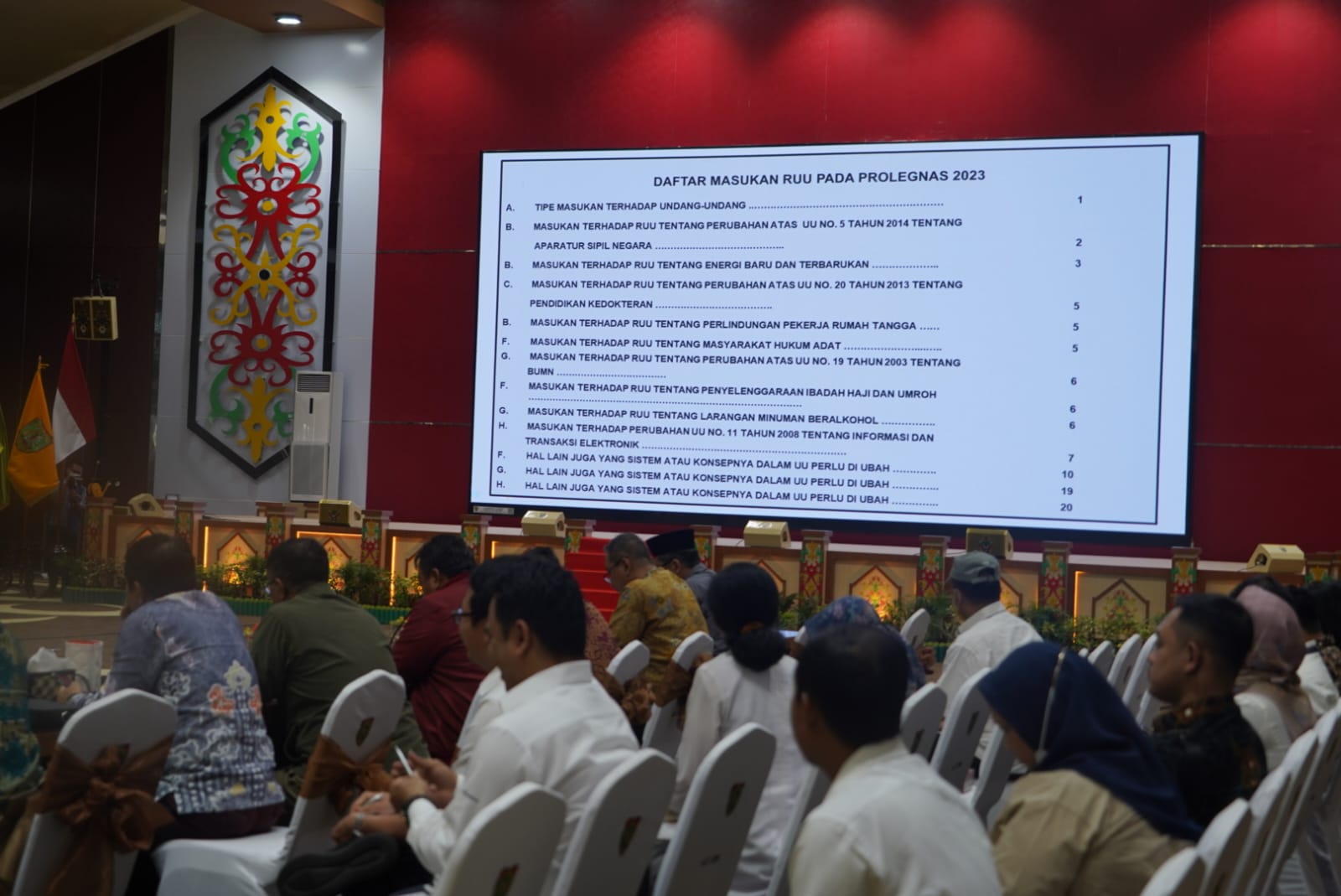 Wagub Edy Pratowo Sampaikan Masukan RUU Prioritas pada Prolegnas Tahun 2023 kepada Badan Legislasi DPR RI