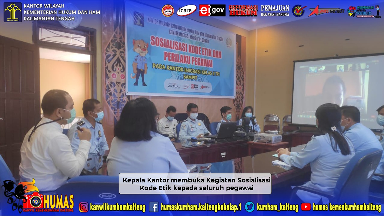Kode Etik, Wujudkan ASN Insan Imigrasi yang Berintegritas, Berwibawa, Profesional, dan Bertanggung Jawab