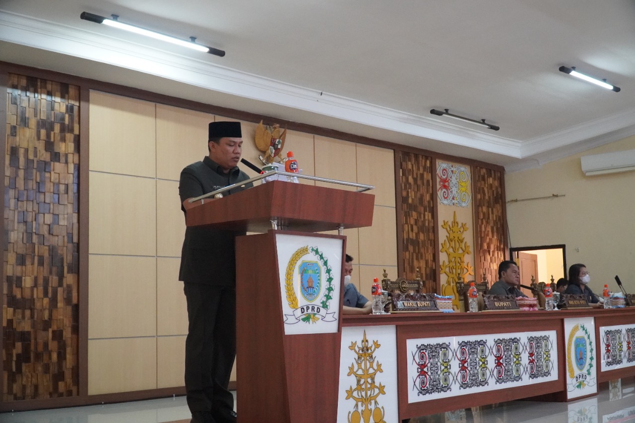 Bupati Bacakan LKPJ pada Rapat Paripurna 3 Masa Sidang II