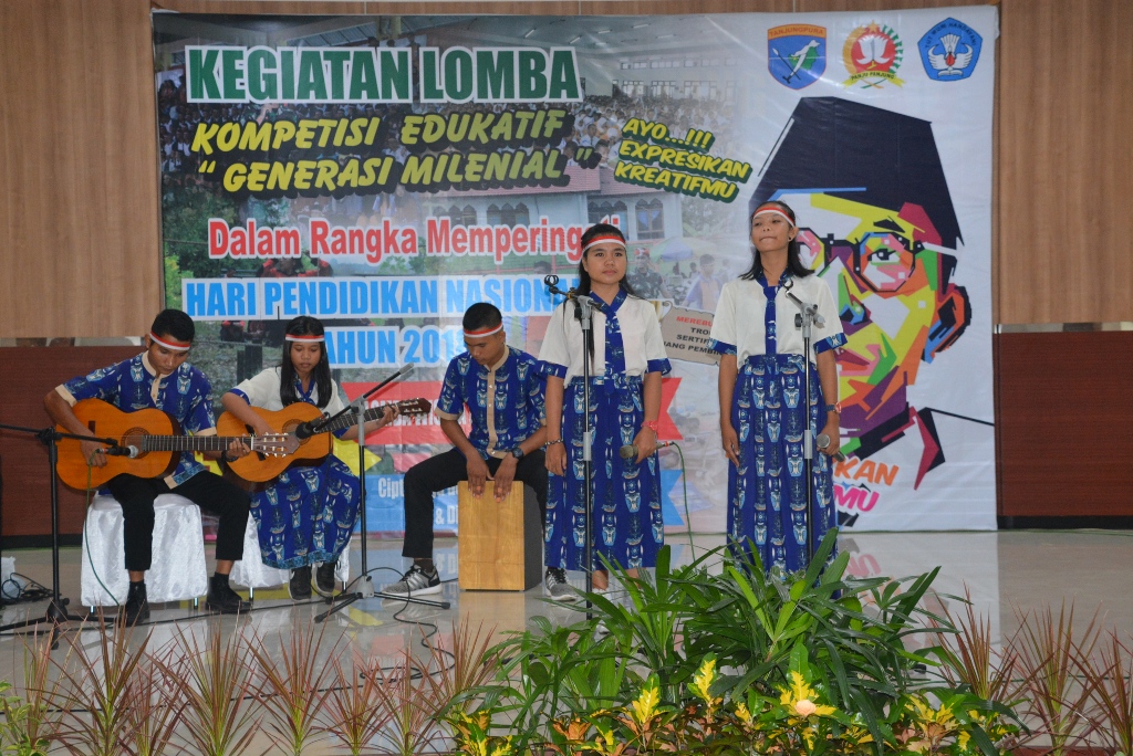 Lomba Kompetisi Edukatif Generasi Millenial dalam Rangka Hari Pendidikan Nasional 2018 di Korem 102/Pjg
