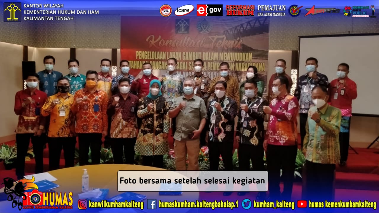 Kalapas Sukamara Ikuti Konsultasi Teknis Pengelolaan Lahan Gambut