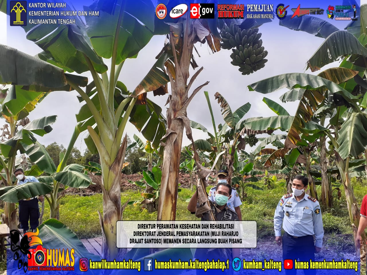Direktur Perawatan Kesehatan dan Rehabilitasi Direktorat Jenderal Pemasyarakatan Kunjungi Lapas Narkotika Kasongan