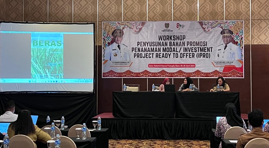 DPMPTSP Prov. Kalteng Gelar Workshop Penyusunan Bahan Promosi Penanaman Modal