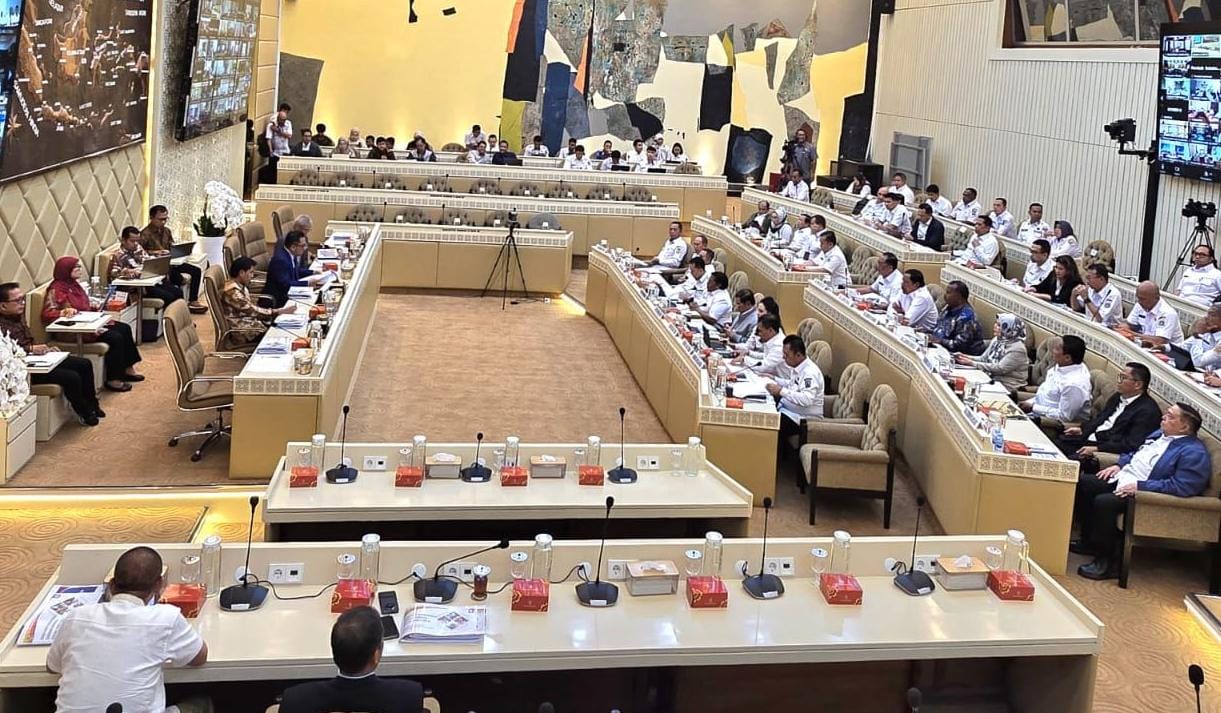 Plt. Sekda Kalteng Dampingi Wagub Hadiri Rapat Kerja dan Dengar Pendapat Bersama Komisi II DPR RI Bahas Tata Kelola Pemerintahan Daerah
