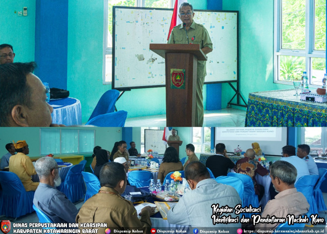 Lestarikan Warisan Budaya, Dispursip Kobar Sosialisasikan Identifikasi Naskah Kuno